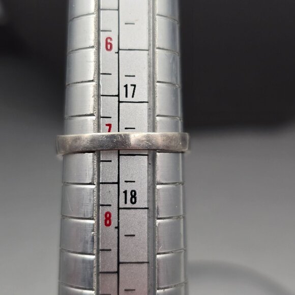 VTG Sterling Silver Sky Blue Topaz Ring Size 7 Signed SU 3.4g Thailand - Picture 8 of 13